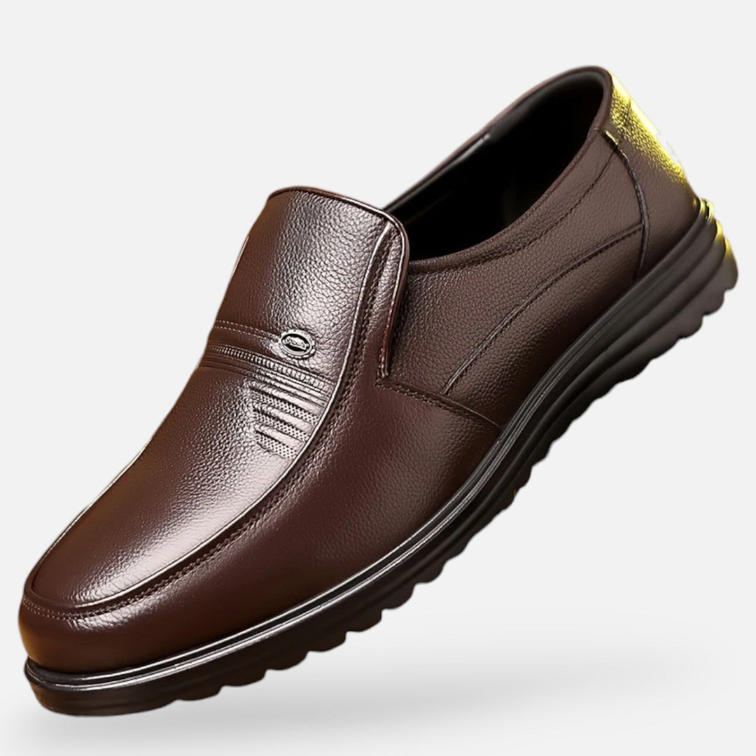 Lauvin | Men’s Leather Loafers – Ivy Slip-On Elegance