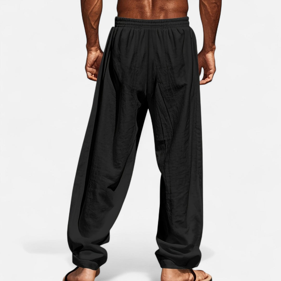 Lauvin | Men’s Relaxed Linen Autumn Pants – Riviera Ease