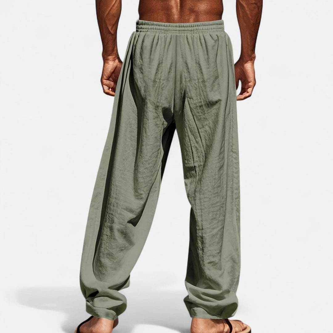 Lauvin | Men’s Relaxed Linen Autumn Pants – Riviera Ease