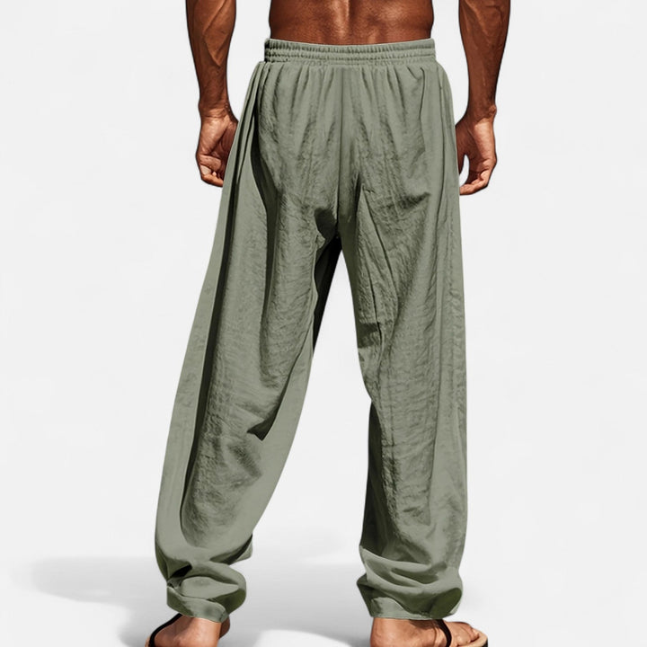 Lauvin | Men’s Relaxed Linen Autumn Pants – Riviera Ease