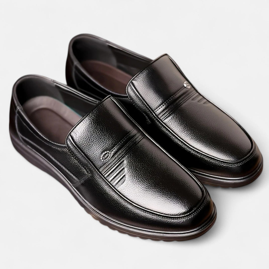 Lauvin | Men’s Leather Loafers – Ivy Slip-On Elegance