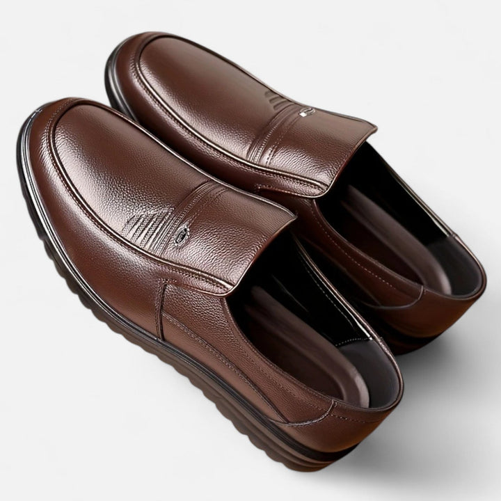 Lauvin | Men’s Leather Loafers – Ivy Slip-On Elegance