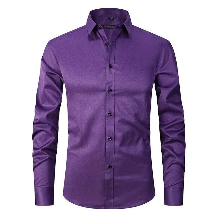Jamie | Elastic Non-Iron Shirt