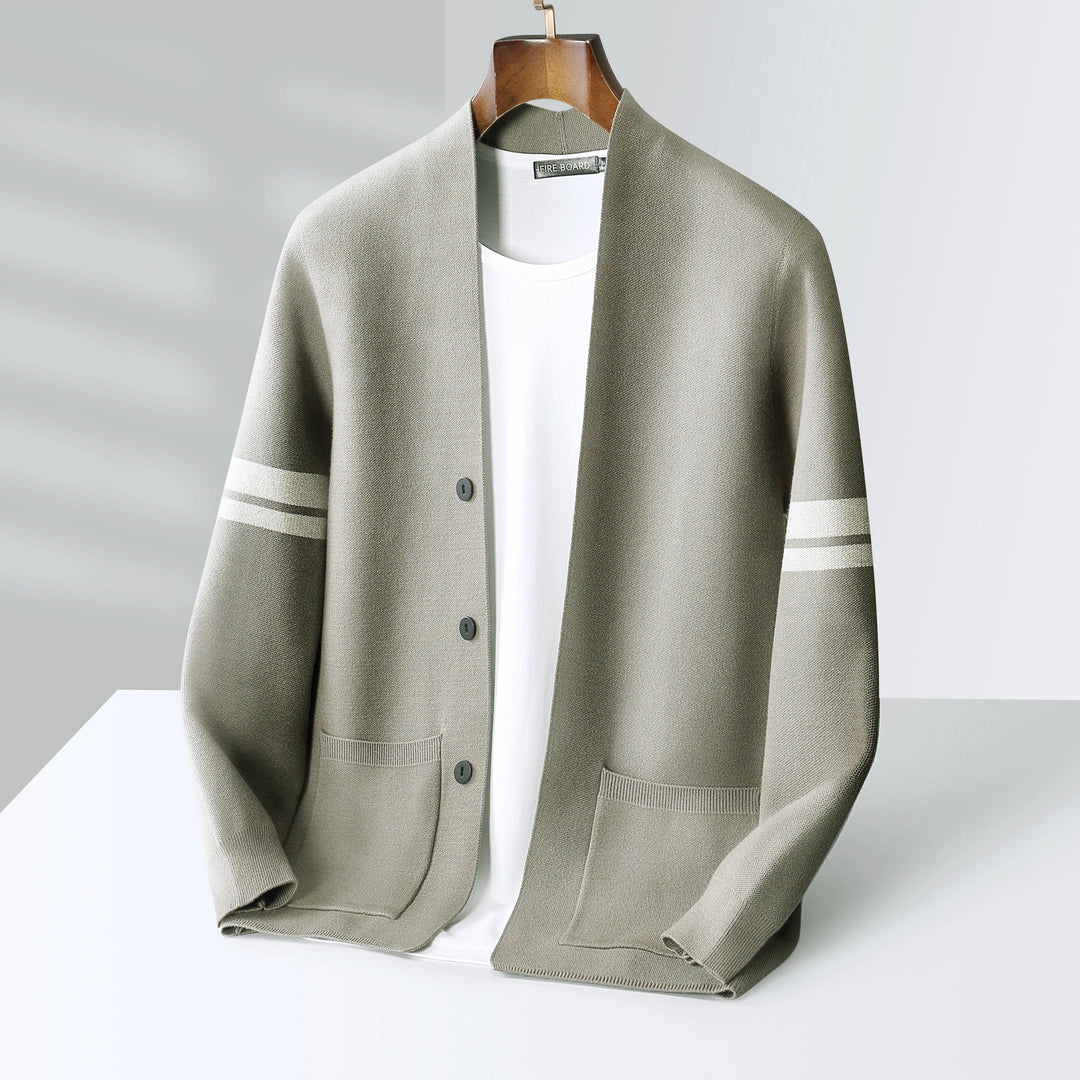 Emil | Merino Wool Cardigan With Pockets