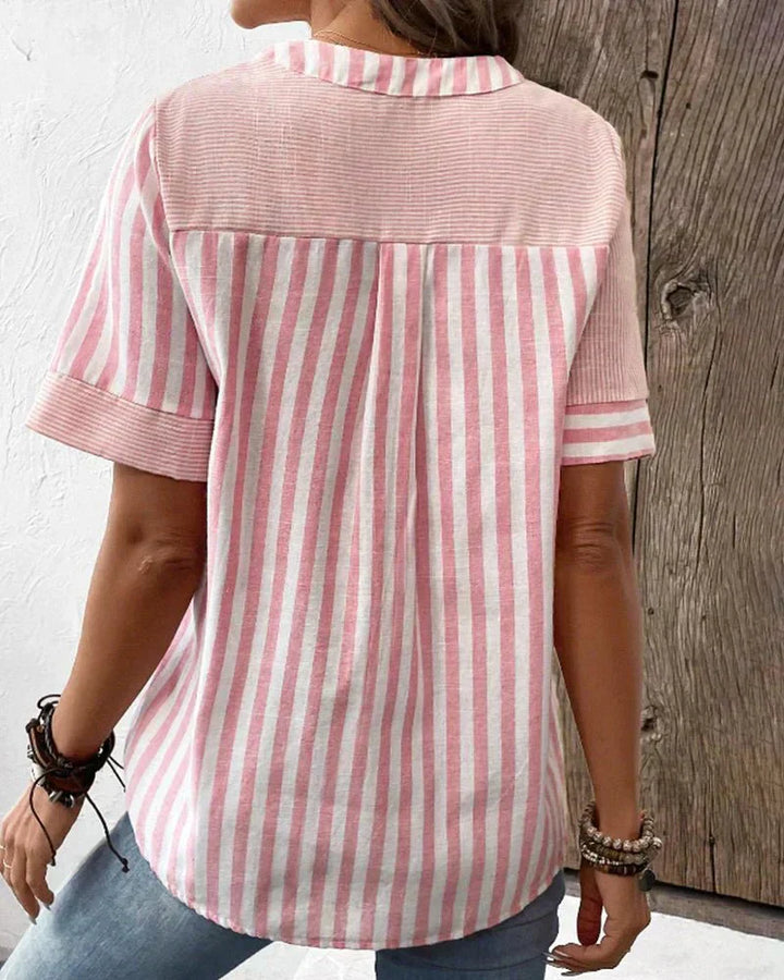 Sarah | Striped Blouse