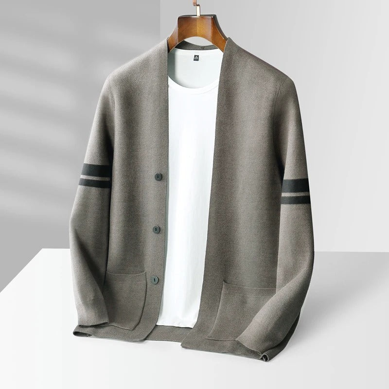 Emil | Merino Wool Cardigan With Pockets