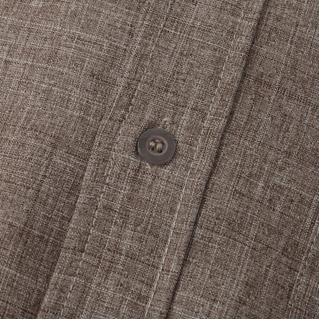 Benjamin | Solid Cotton Shirt with Buttons
