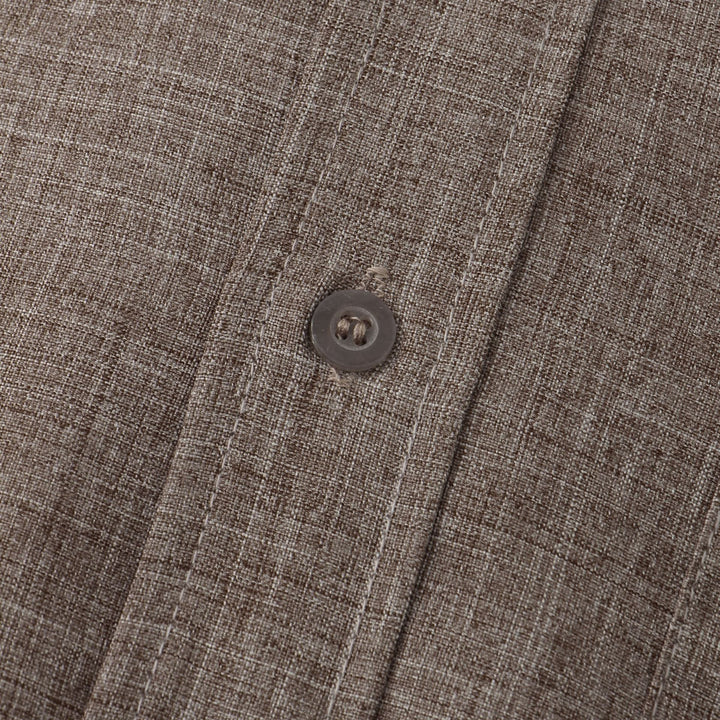 Benjamin | Solid Cotton Shirt with Buttons