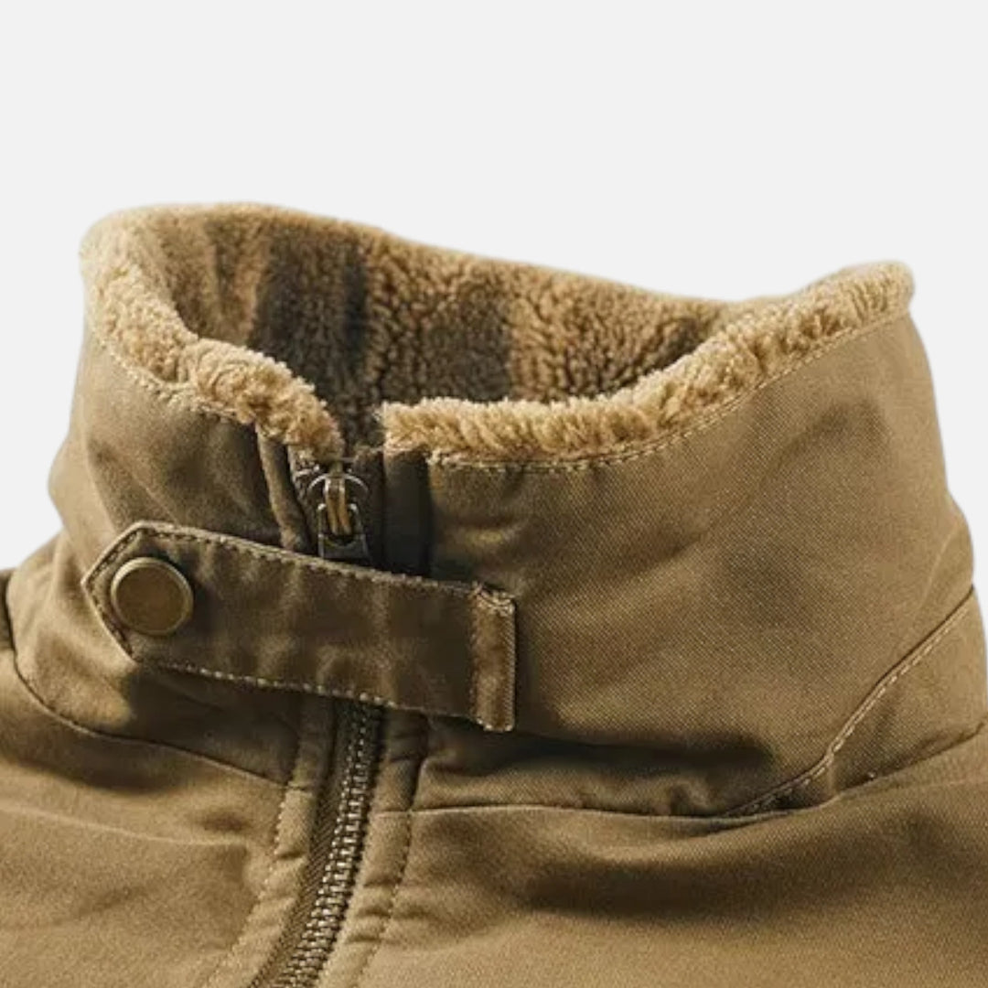 Lauvin | Men’s Casual Jacket – Refined Cotton & Lambswool Blend