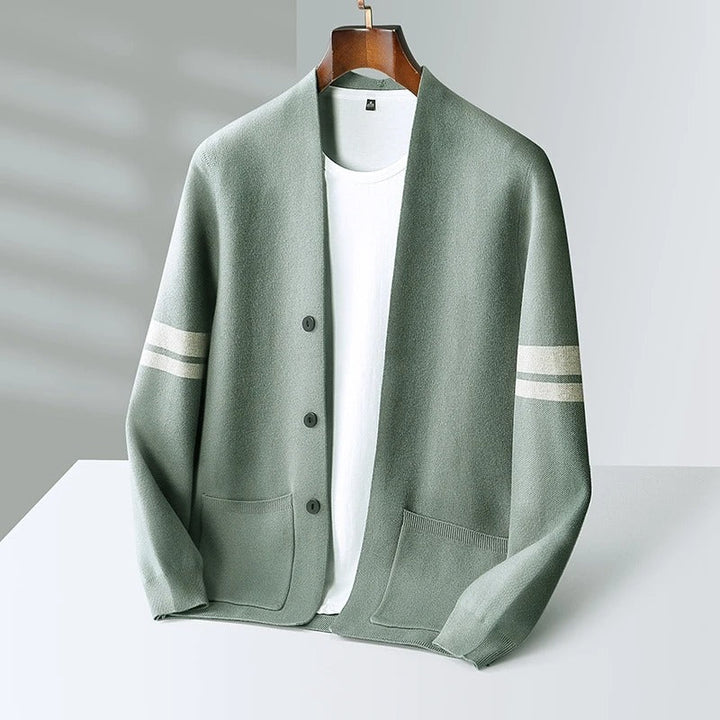 Emil | Merino Wool Cardigan With Pockets