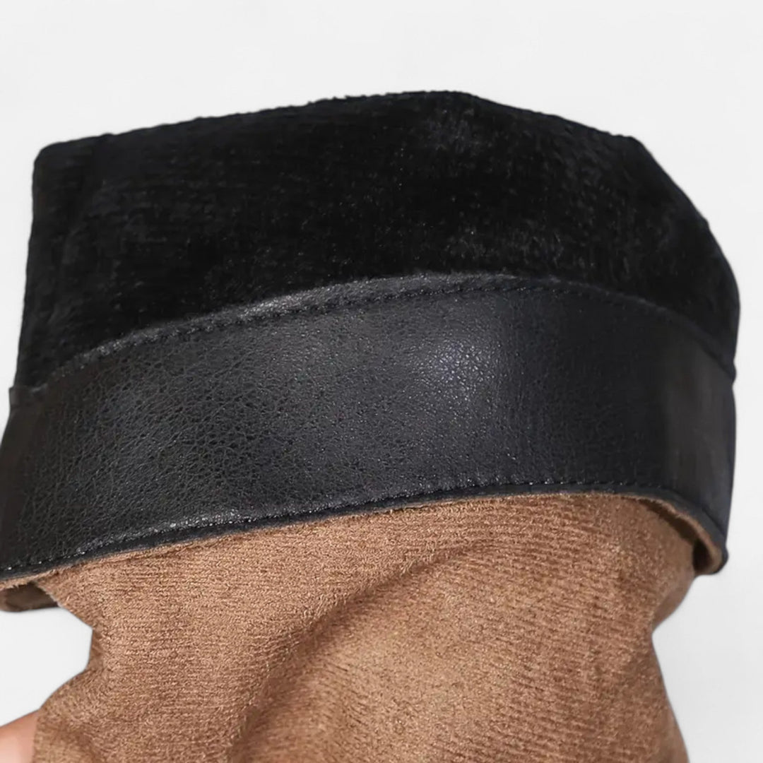 Lauvin | Women’s Knee-High Boots – Buckle Belt Elegance