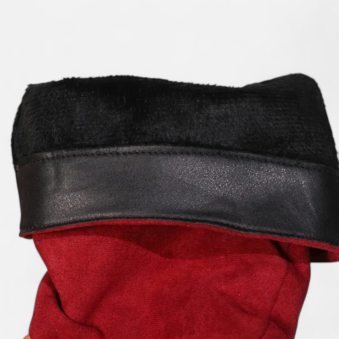 Lauvin | Women’s Knee-High Boots – Buckle Belt Elegance