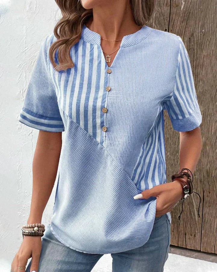 Sarah | Striped Blouse