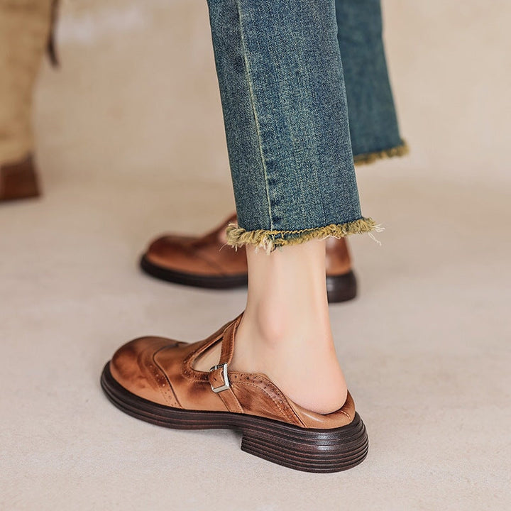 Mia |  Stylish Leather Shoe